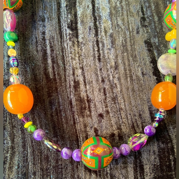 World Tribe Purple Treasure Necklace - Picture 1 of 9